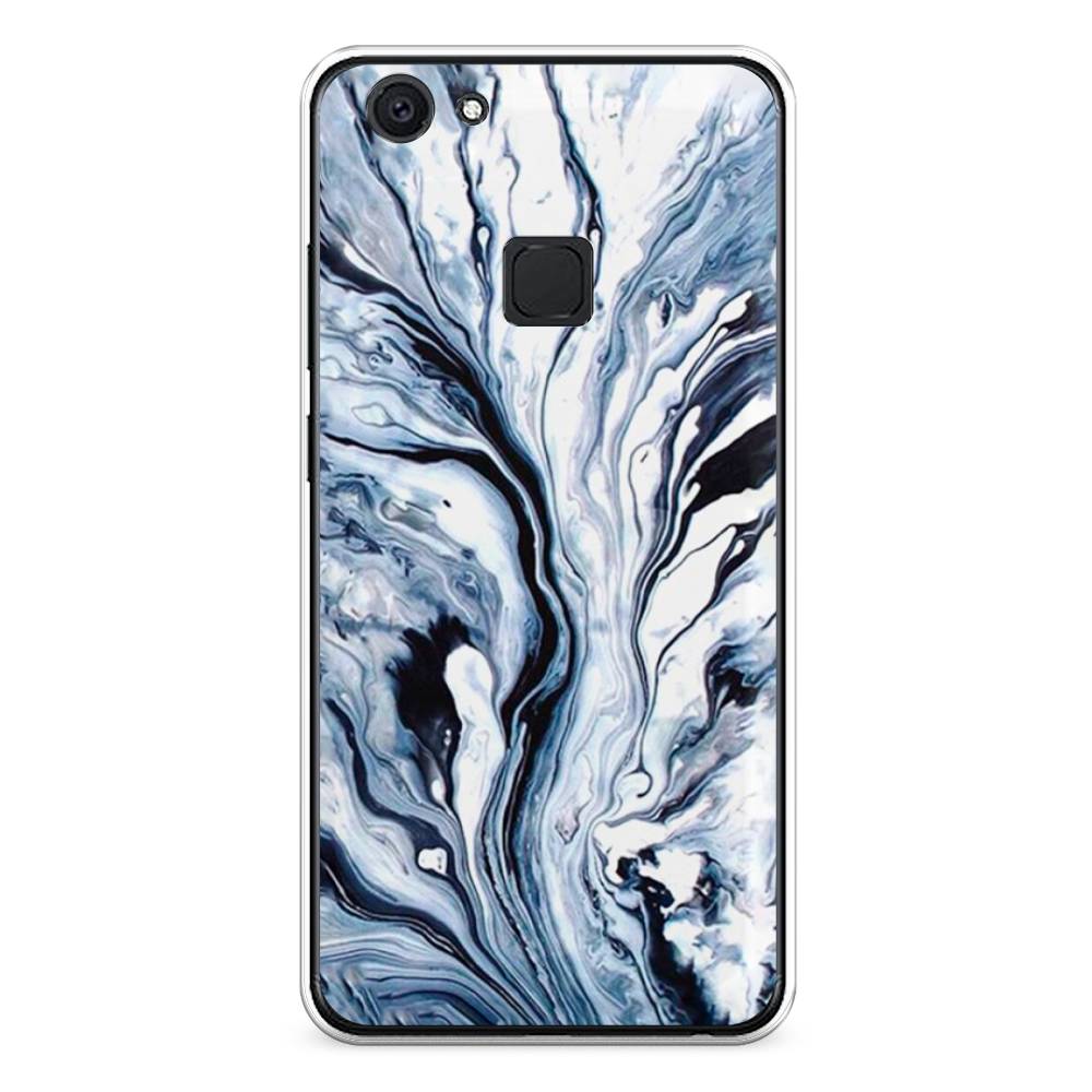 

Чехол Awog на Vivo V7 "Голубой минерал мрамор", Разноцветный, 260450-3