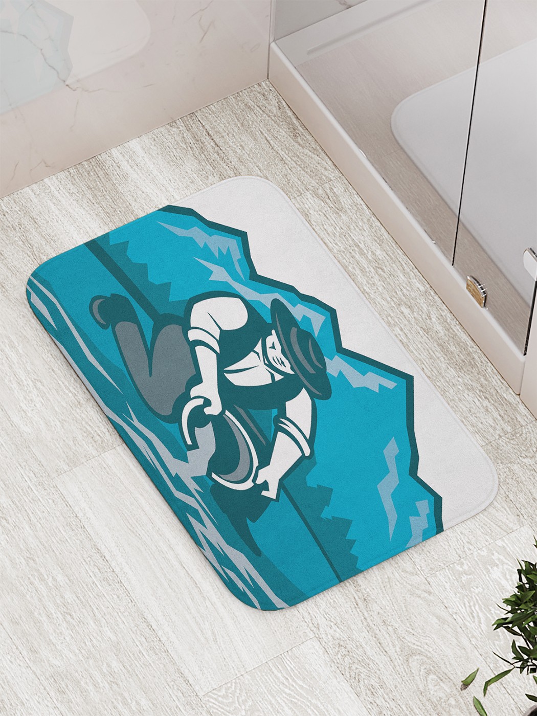 

bath_86006 Коврик противоскользящий для ванной, сауны, бассейна, 77х52 см