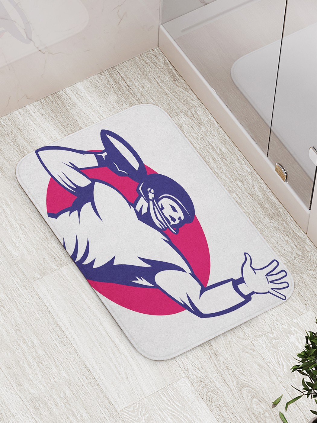 

bath_85999 Коврик противоскользящий для ванной, сауны, бассейна, 77х52 см