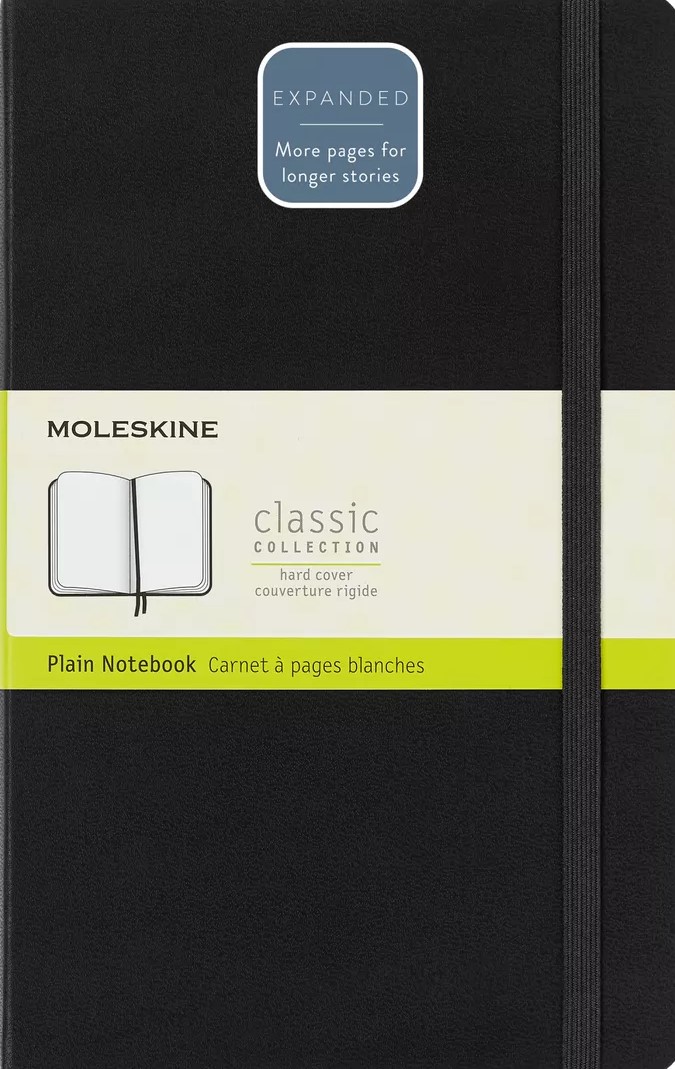 

Блокнот MOLESKINE Classic Expended, 400стр, без разлиновки, твердая обложка, черный qp, Блокнот MOLESKINE Classic Expended, 400стр, без разлиновки, твердая обложка, черный [qp062exp]