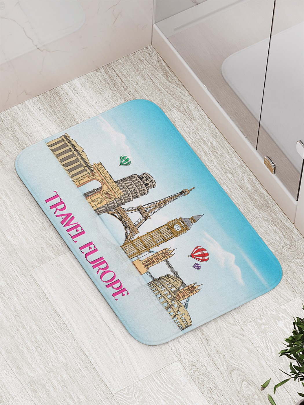 

bath_85897 Коврик противоскользящий для ванной, сауны, бассейна, 77х52 см