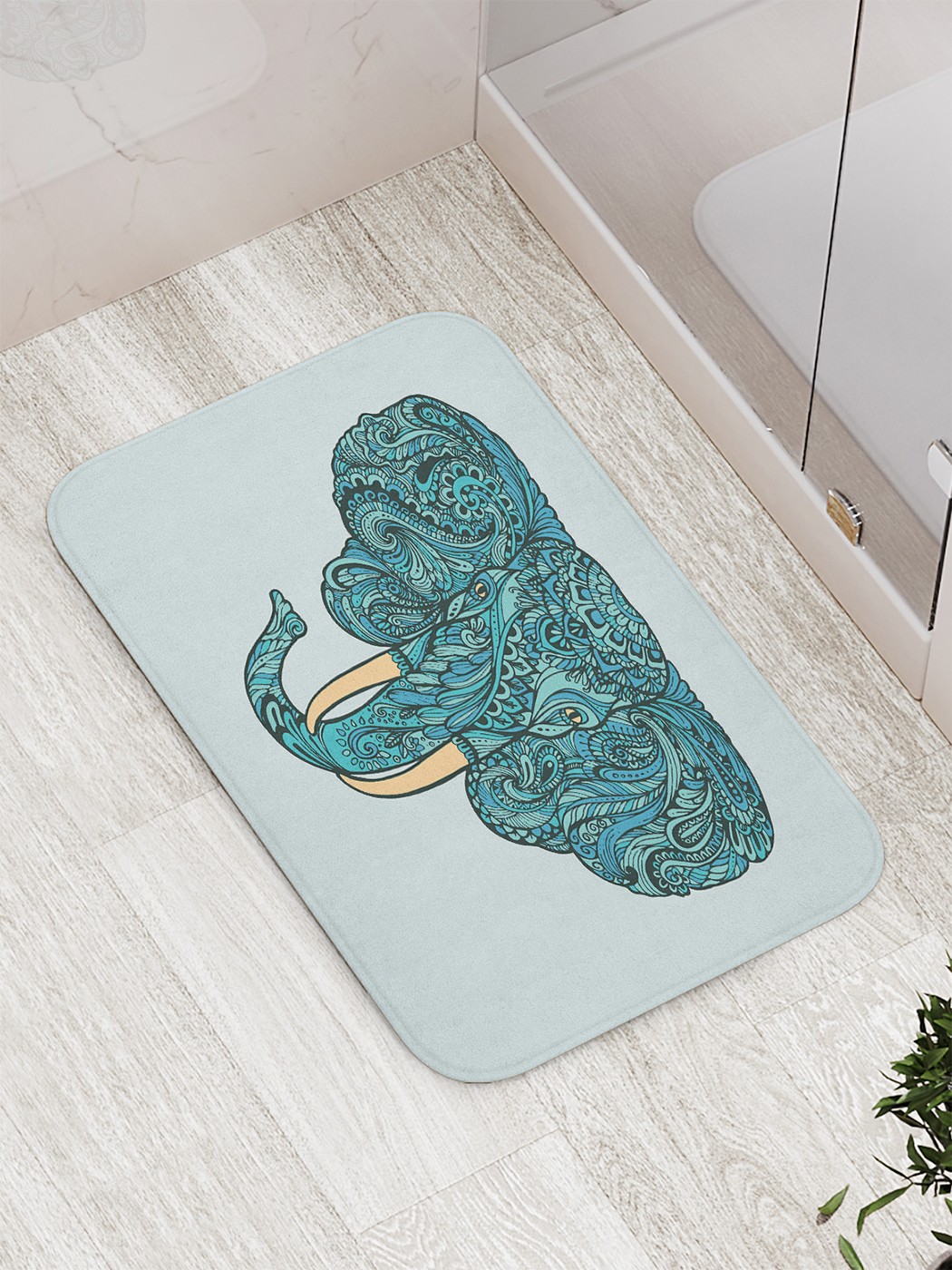 

bath_85875 Коврик противоскользящий для ванной, сауны, бассейна, 77х52 см
