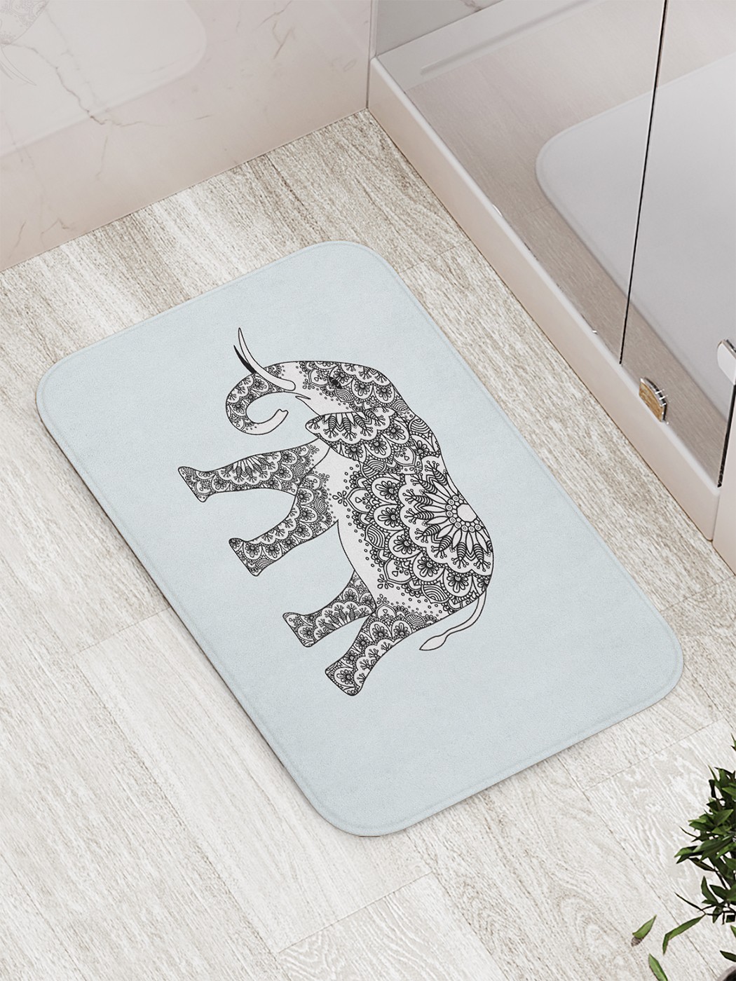 

bath_85872 Коврик противоскользящий для ванной, сауны, бассейна, 77х52 см