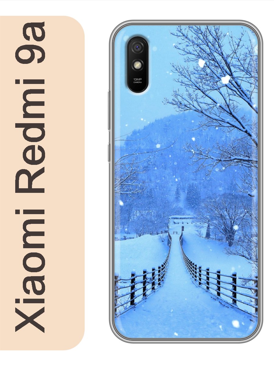 

Чехол на Xiaomi Redmi 9a зима мост 461, Прозрачный, red9anewy