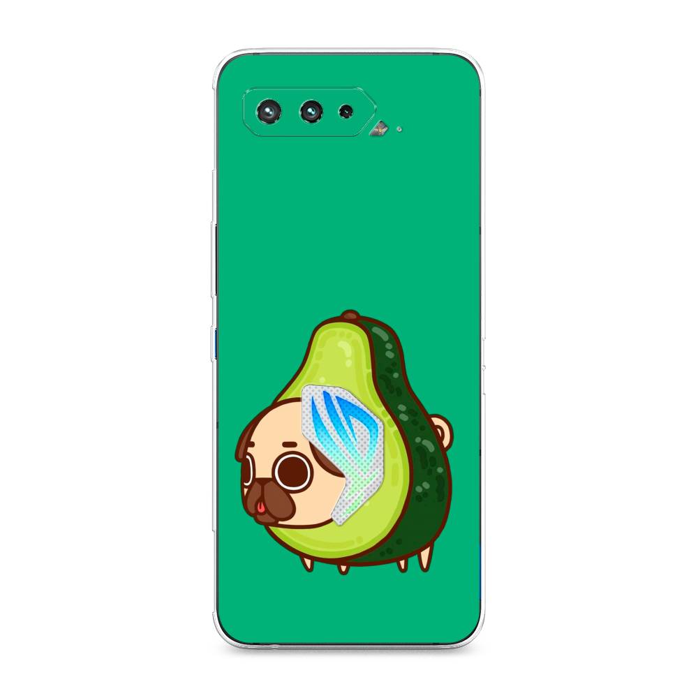 

Чехол для Asus Rog Phone 5/5s "Мопс авокадик", 44250-1