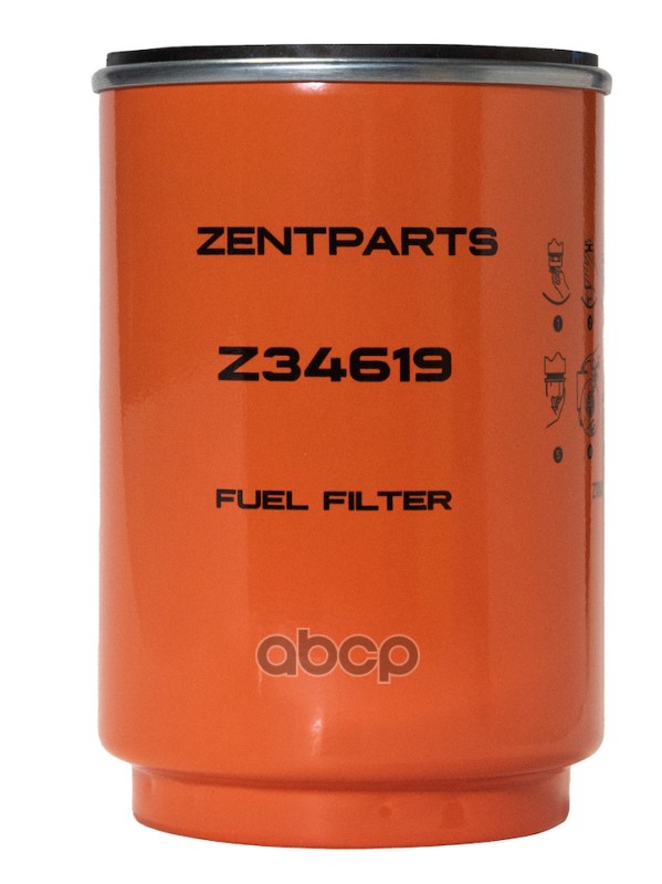 

ZENTPARTS Z34619_фильтр топливный! H158 D108 1-14UNS\ Volvo FH/FM 12/13/16 D13D, RVI 1шт