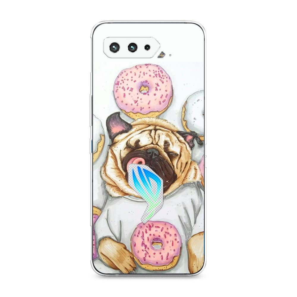 

Чехол для Asus Rog Phone 5/5s "Счастливый мопс", 44250-1