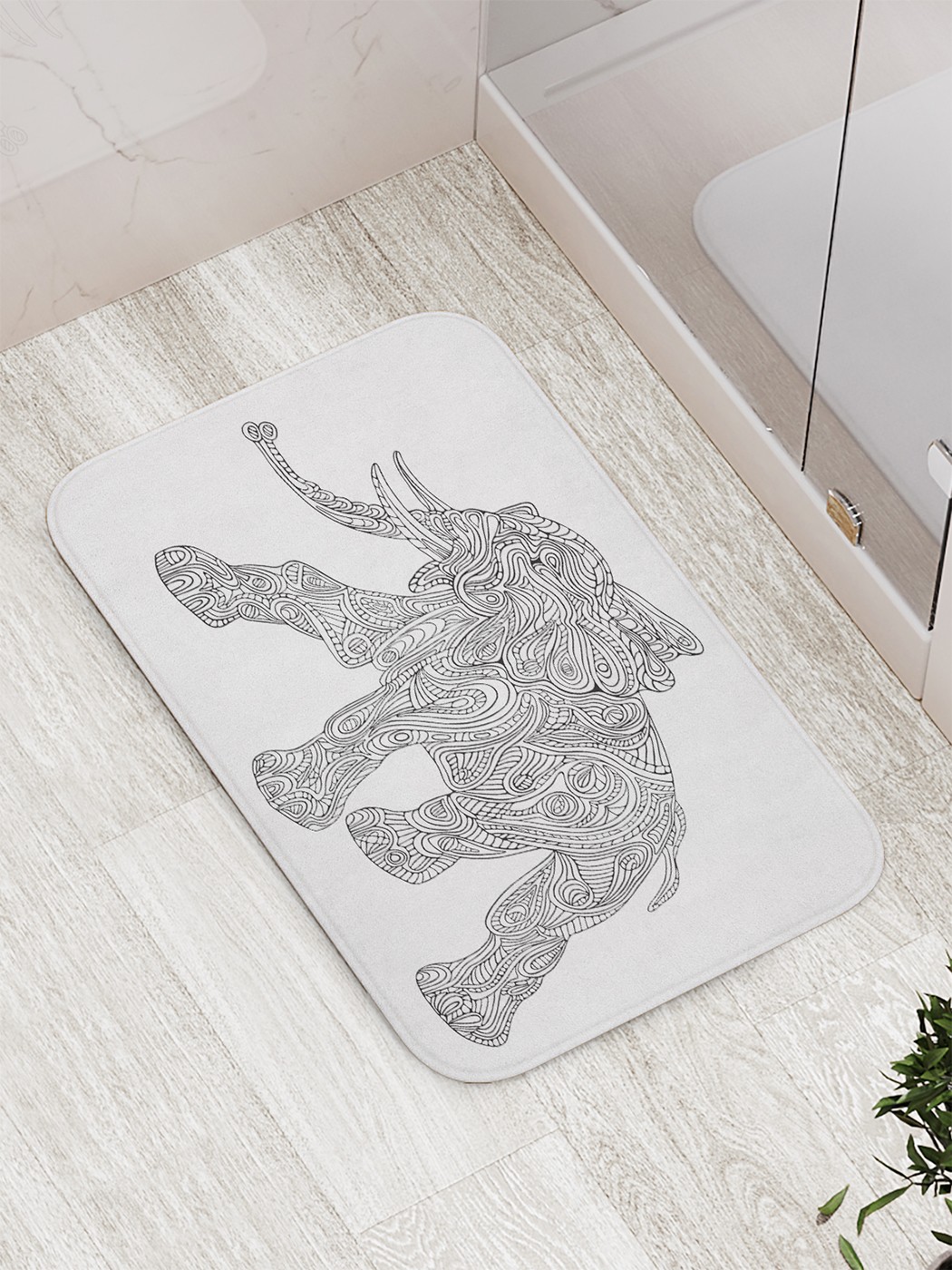 

bath_85856 Коврик противоскользящий для ванной, сауны, бассейна, 77х52 см