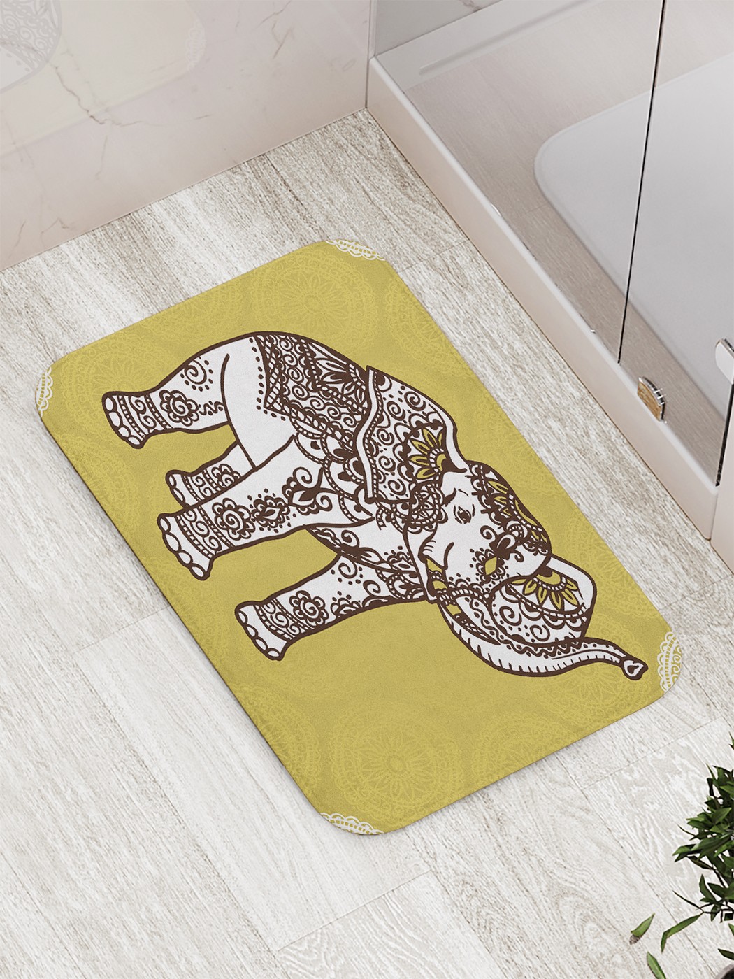 

bath_85851 Коврик противоскользящий для ванной, сауны, бассейна, 77х52 см