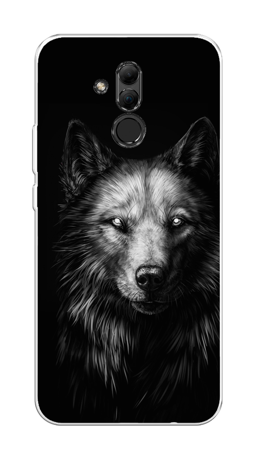 

Чехол Awog на Huawei Mate 20 Lite "Волк черно белый", Серый;бежевый;белый, 66650-1