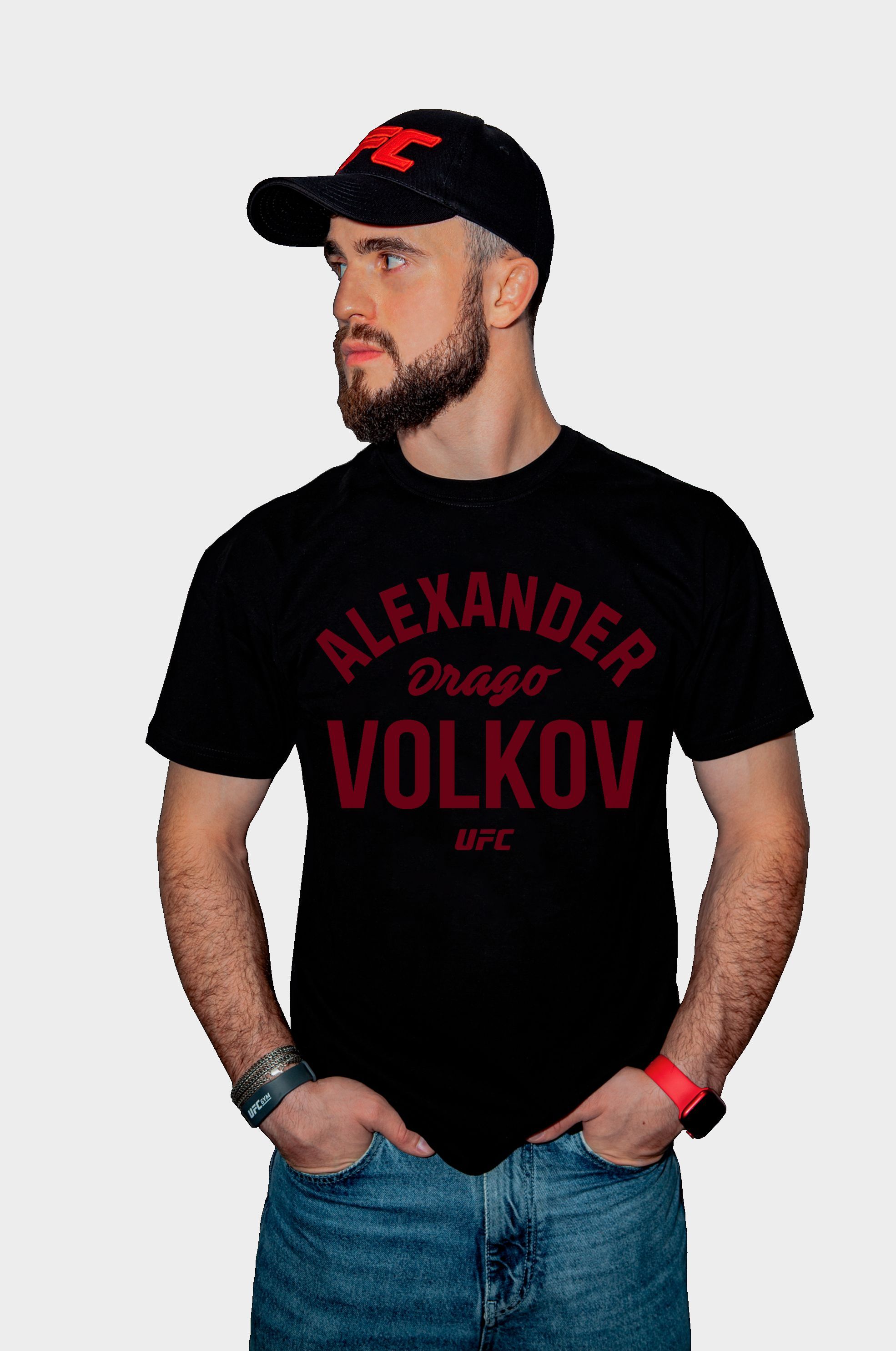 Футболка мужская UFC UFCTSBL001112P черная M/50