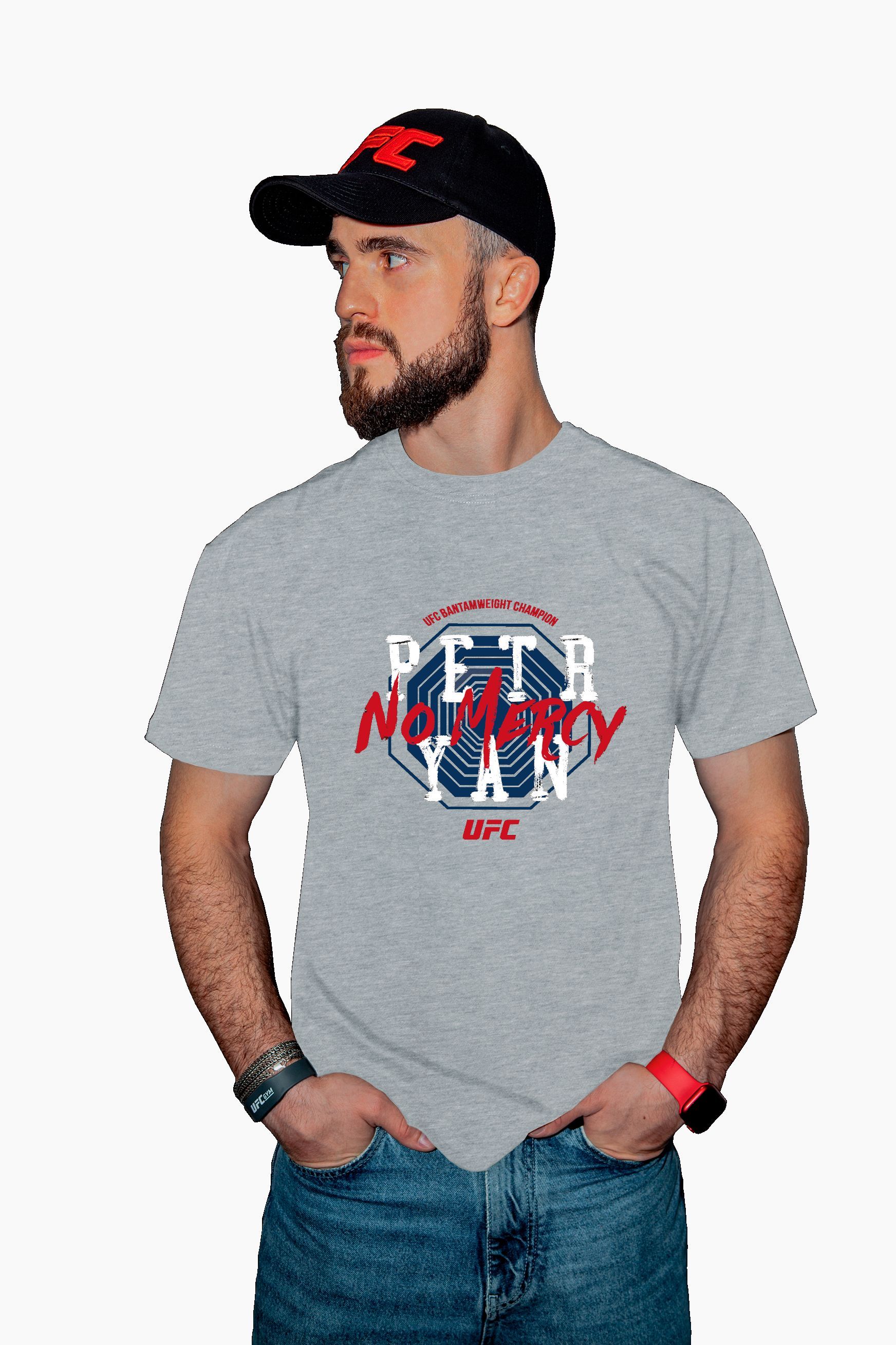 

Футболка мужская UFC UFCTSGR001109P серая L/52, UFCTSGR001109P