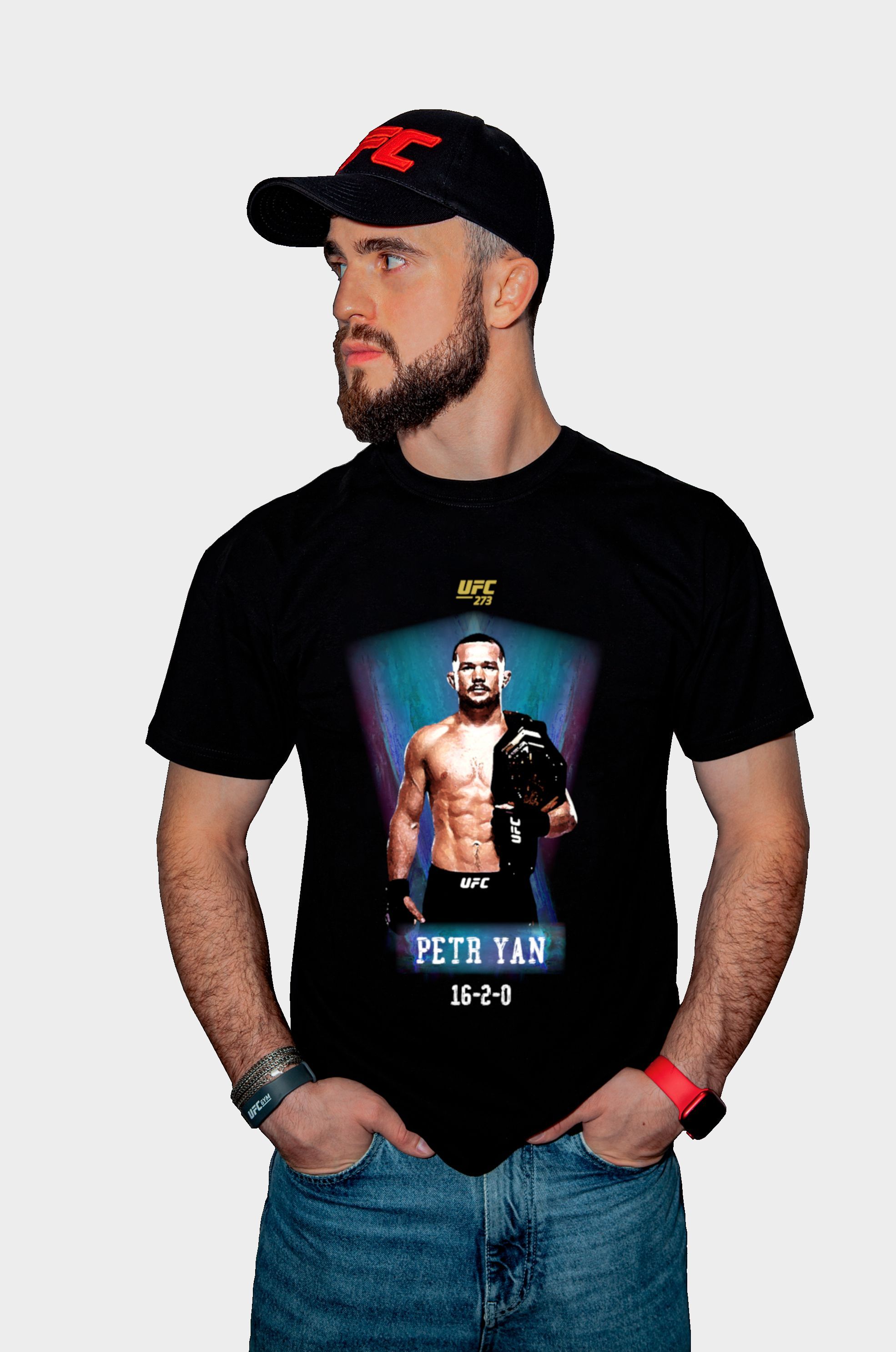 

Футболка мужская UFC UFCTSBL001113P черная L/52, UFCTSBL001113P