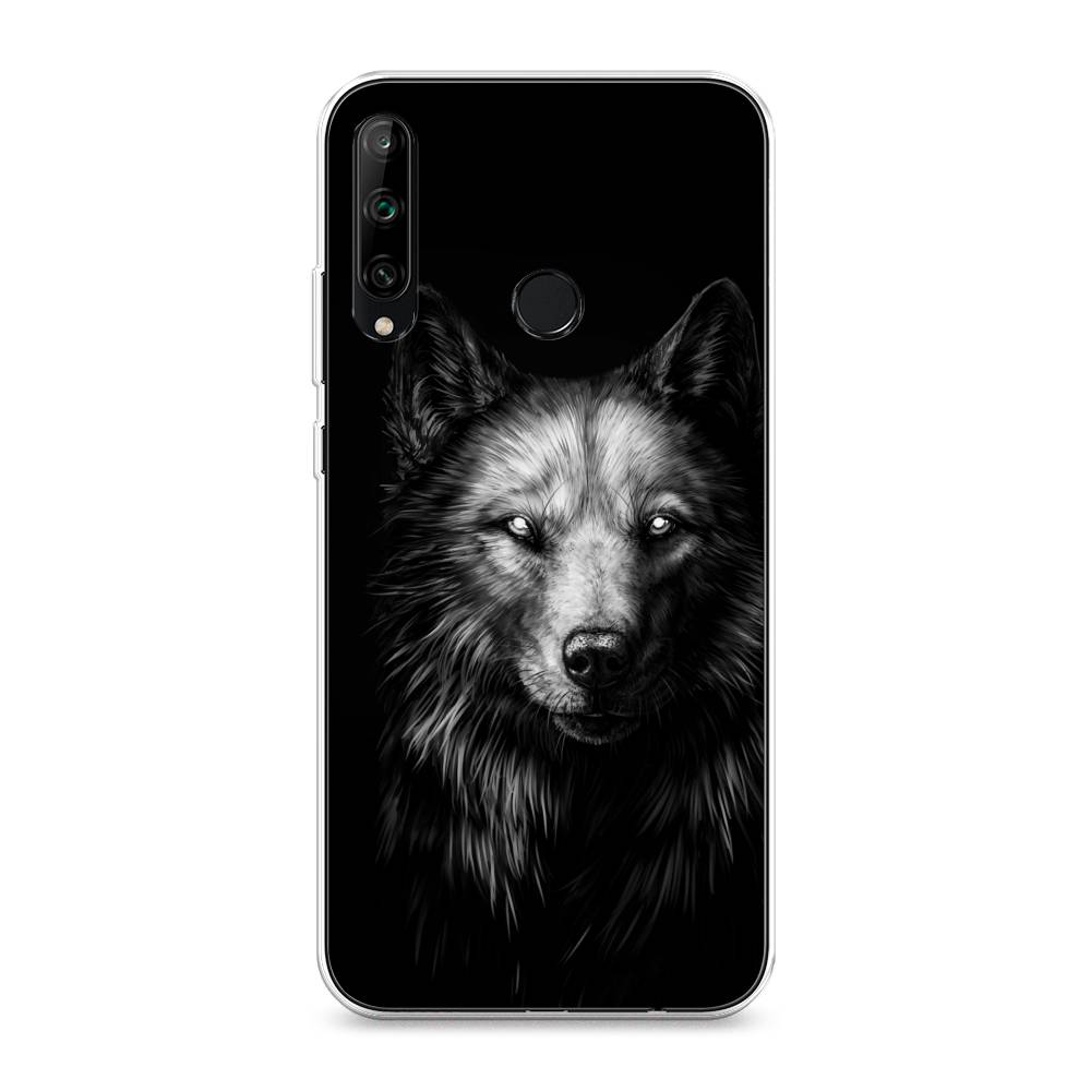 

Чехол Awog на Honor 9C "Волк черно белый", Серый;бежевый;белый, 612550-1