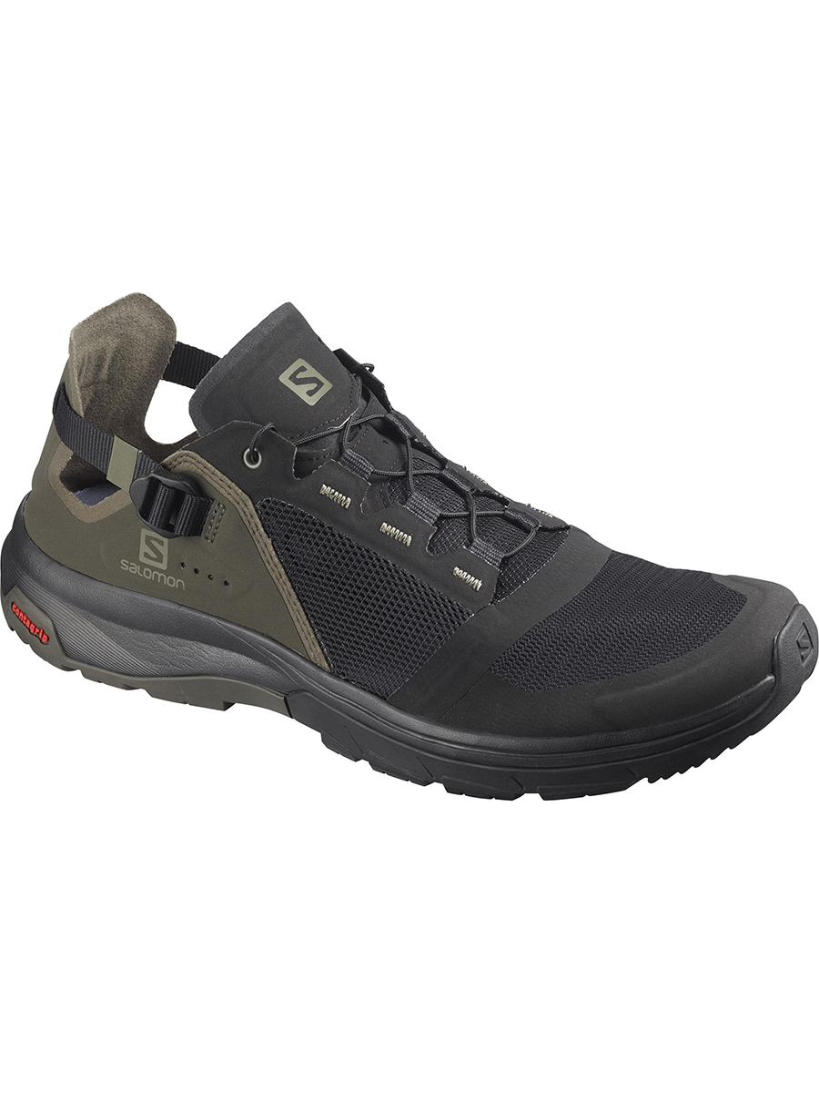 фото Кроссовки мужские salomon tech amphib 4 коричневые 8.5 uk