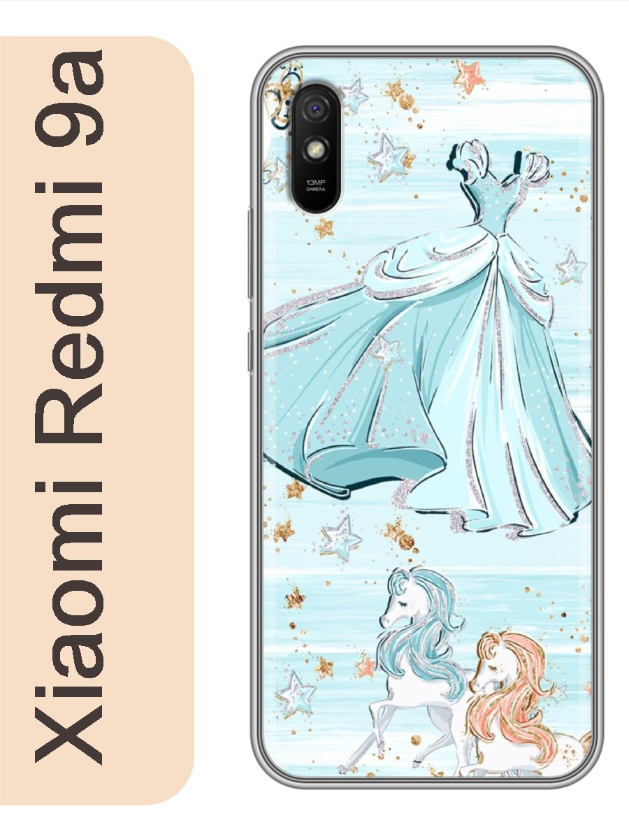 

Чехол на Xiaomi Redmi 9a принцессный фон 368, Прозрачный, red9arzne