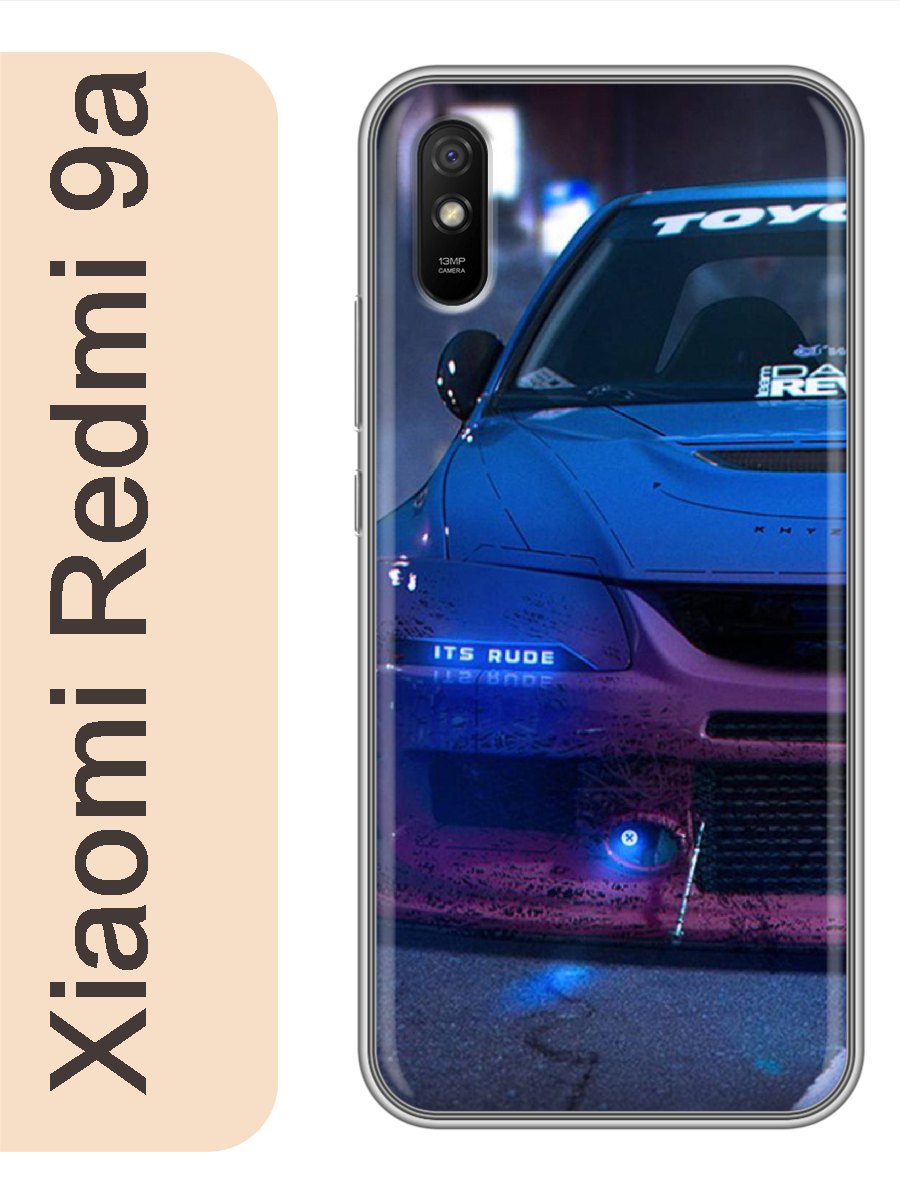 

Чехол на Xiaomi Redmi 9a Авто тойота 359, Прозрачный, red9aavto