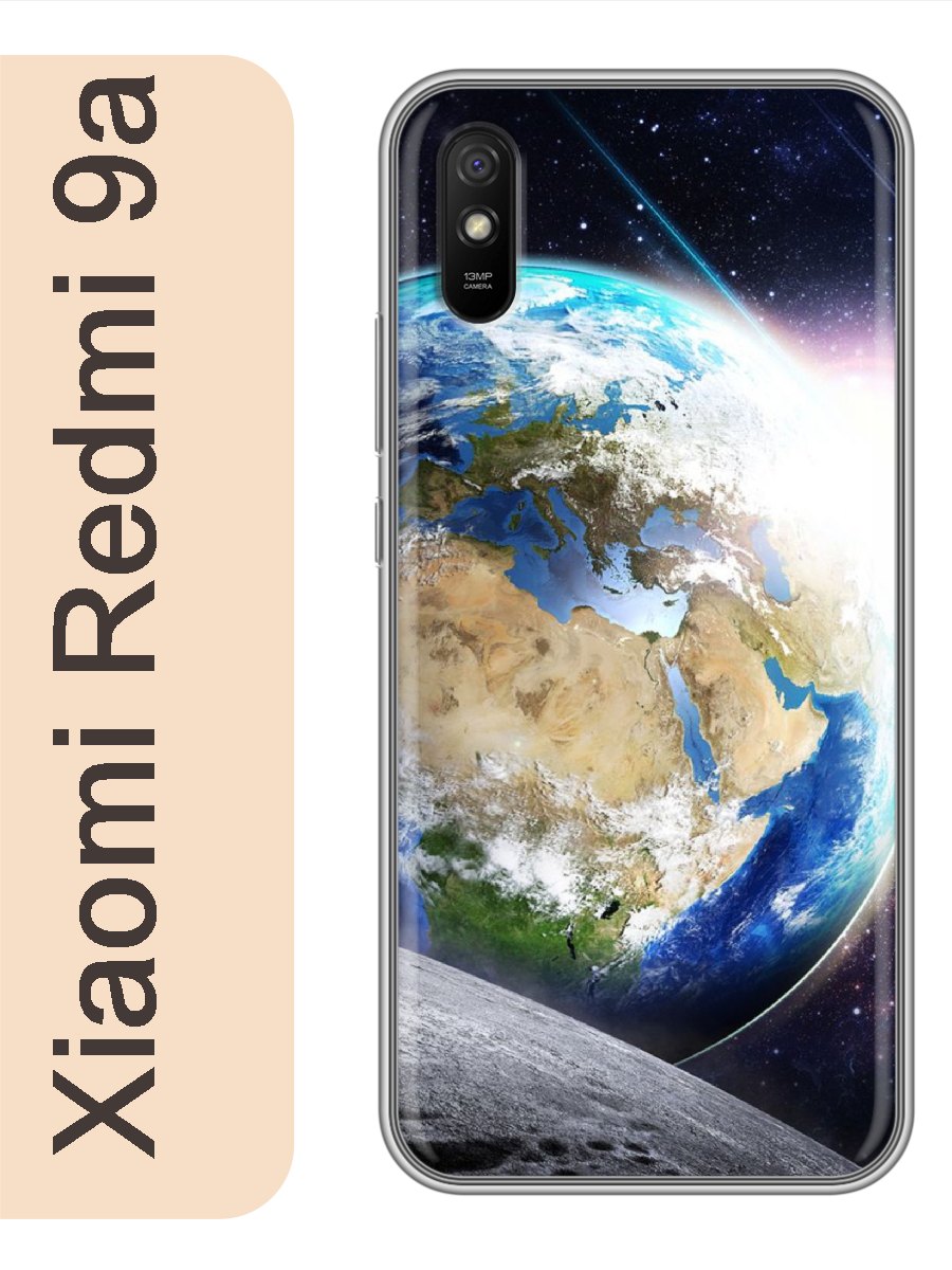 

Чехол на Xiaomi Redmi 9a космос планеты 348, Прозрачный, red9arzne