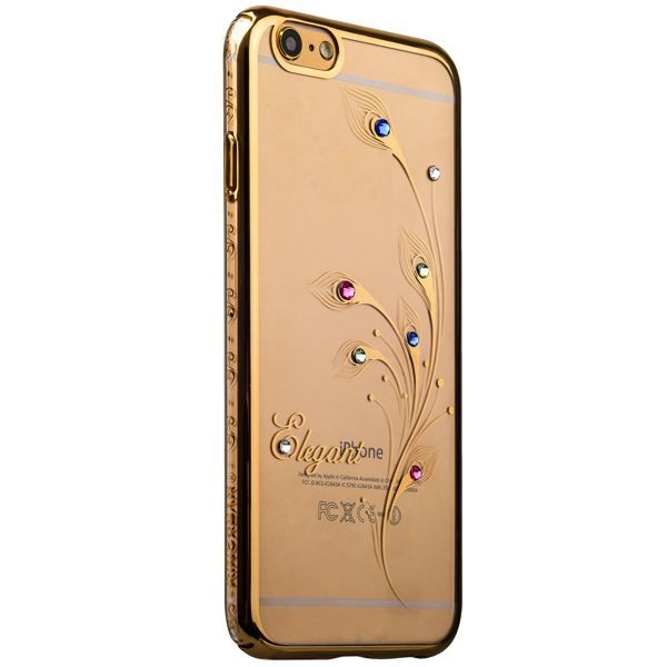 

Накладка Rayot для iPhone 6/6S Gold стразы 4, Золотистый, iPhone 6/iPhone 6s