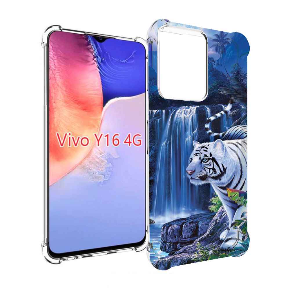 

Чехол MyPads Водопад для Vivo Y16 4G/ Vivo Y02S, Прозрачный, Tocco