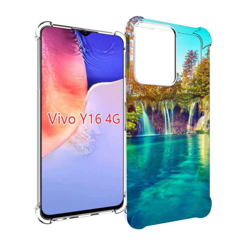 

Чехол MyPads Водапад-2 для Vivo Y16 4G/ Vivo Y02S, Прозрачный, Tocco