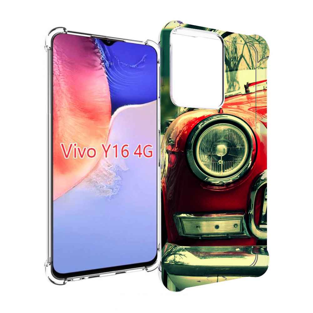 

Чехол MyPads Винтажная-машина мужской для Vivo Y16 4G/ Vivo Y02S, Прозрачный, Tocco