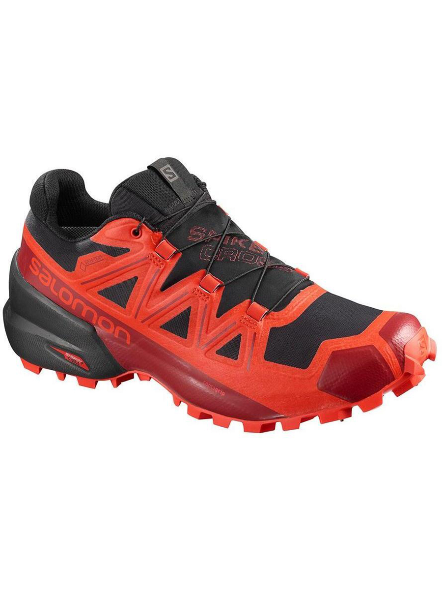 фото Кроссовки salomon spikecross 5 gtx красные 10.5 uk