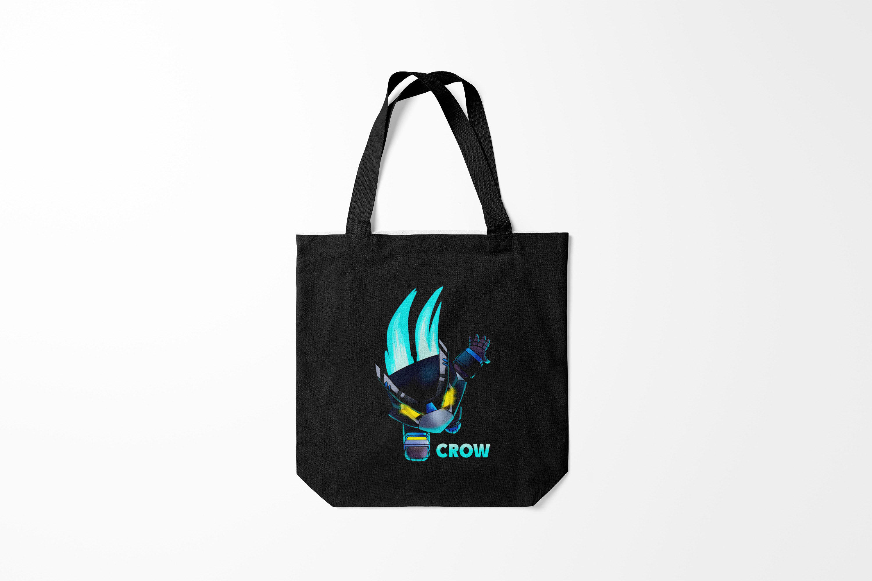 

Сумка шoппер унисекс Burnettie Brawl Stars CROW, черный, Brawl Stars CROW
