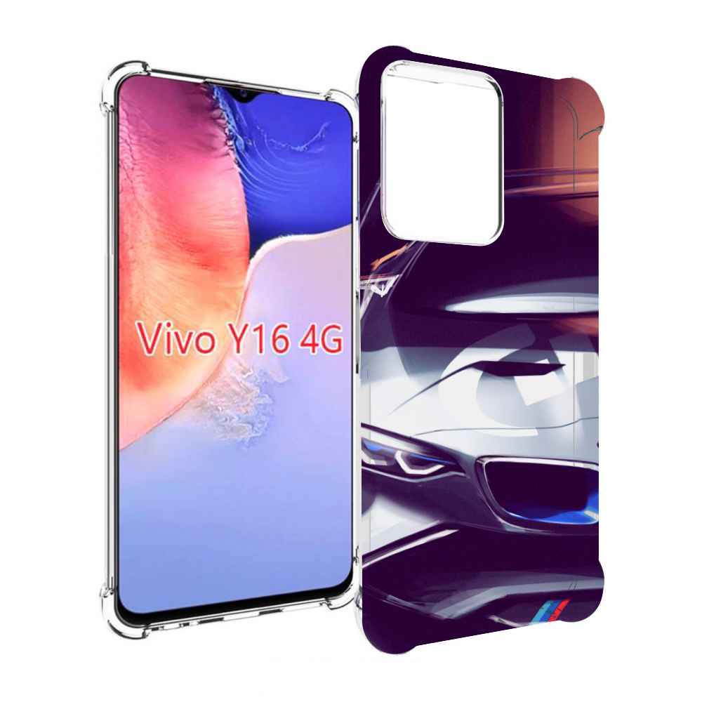 

Чехол MyPads Бэмвэ мужской для Vivo Y16 4G/ Vivo Y02S, Прозрачный, Tocco
