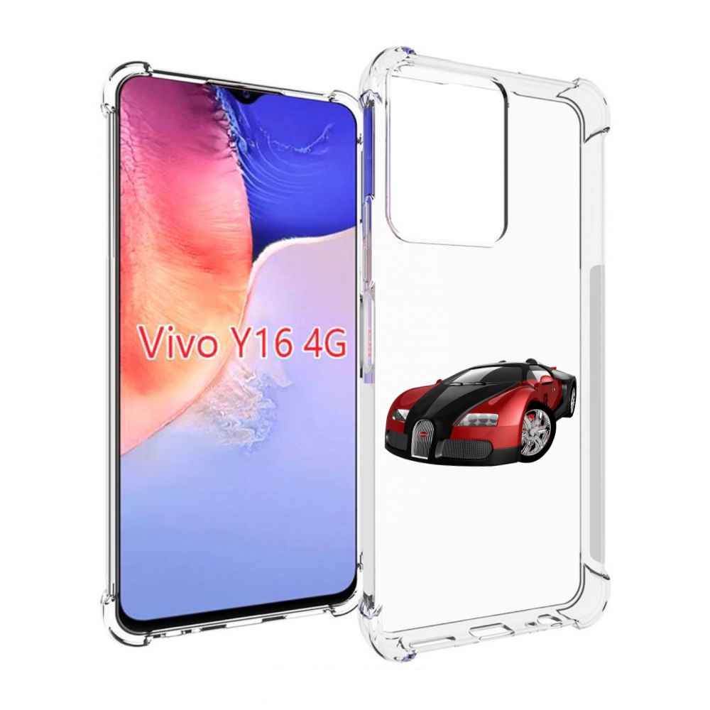 

Чехол MyPads Бука мужской для Vivo Y16 4G/ Vivo Y02S, Прозрачный, Tocco
