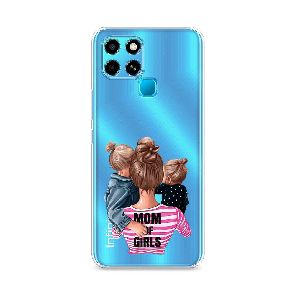 

Чехол Awog на Infinix Smart 6 "Mom of Girls", Разноцветный, 3101050-6