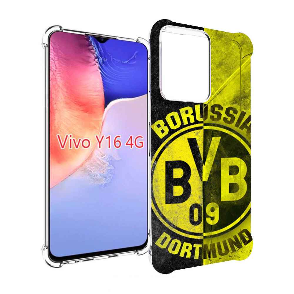 

Чехол MyPads Боруссия мужской для Vivo Y16 4G/ Vivo Y02S, Прозрачный, Tocco