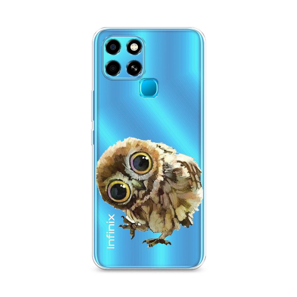 

Чехол Awog на Infinix Smart 6 "Любопытный совенок", Разноцветный, 3101050-1
