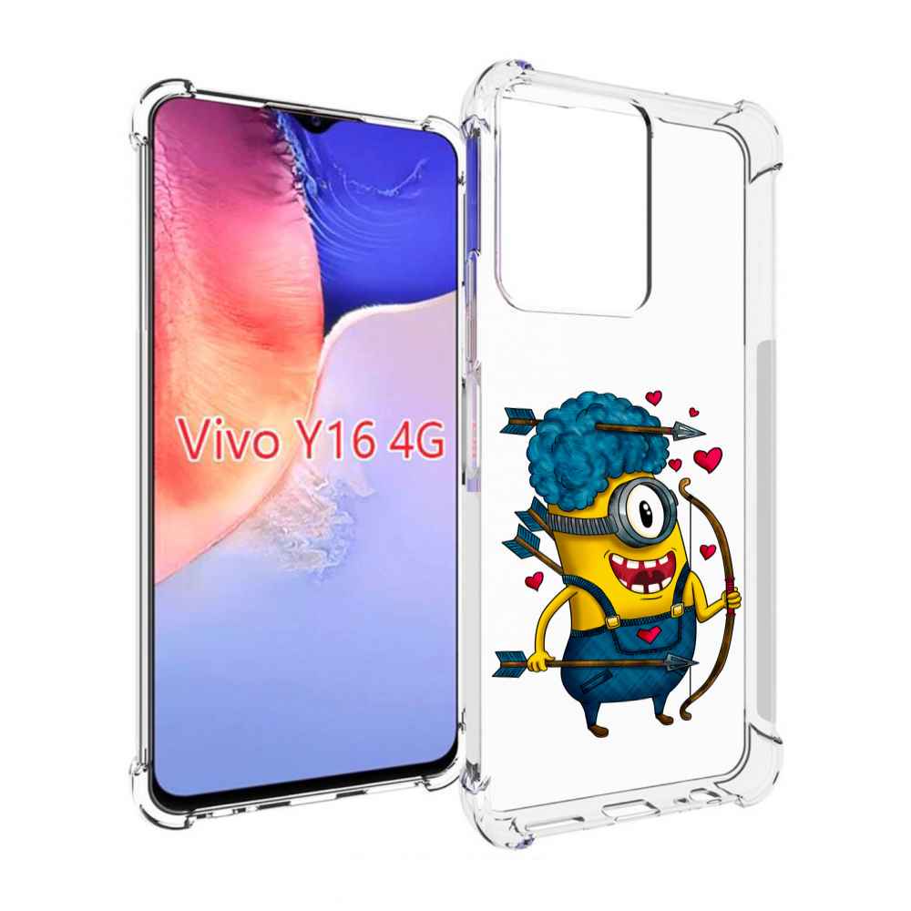 

Чехол MyPads Миньон купидон для Vivo Y16 4G/ Vivo Y02S, Прозрачный, Tocco
