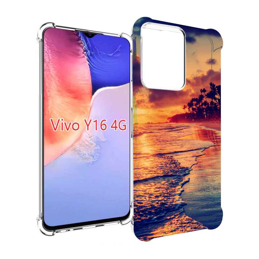 

Чехол MyPads Берег для Vivo Y16 4G/ Vivo Y02S, Прозрачный, Tocco
