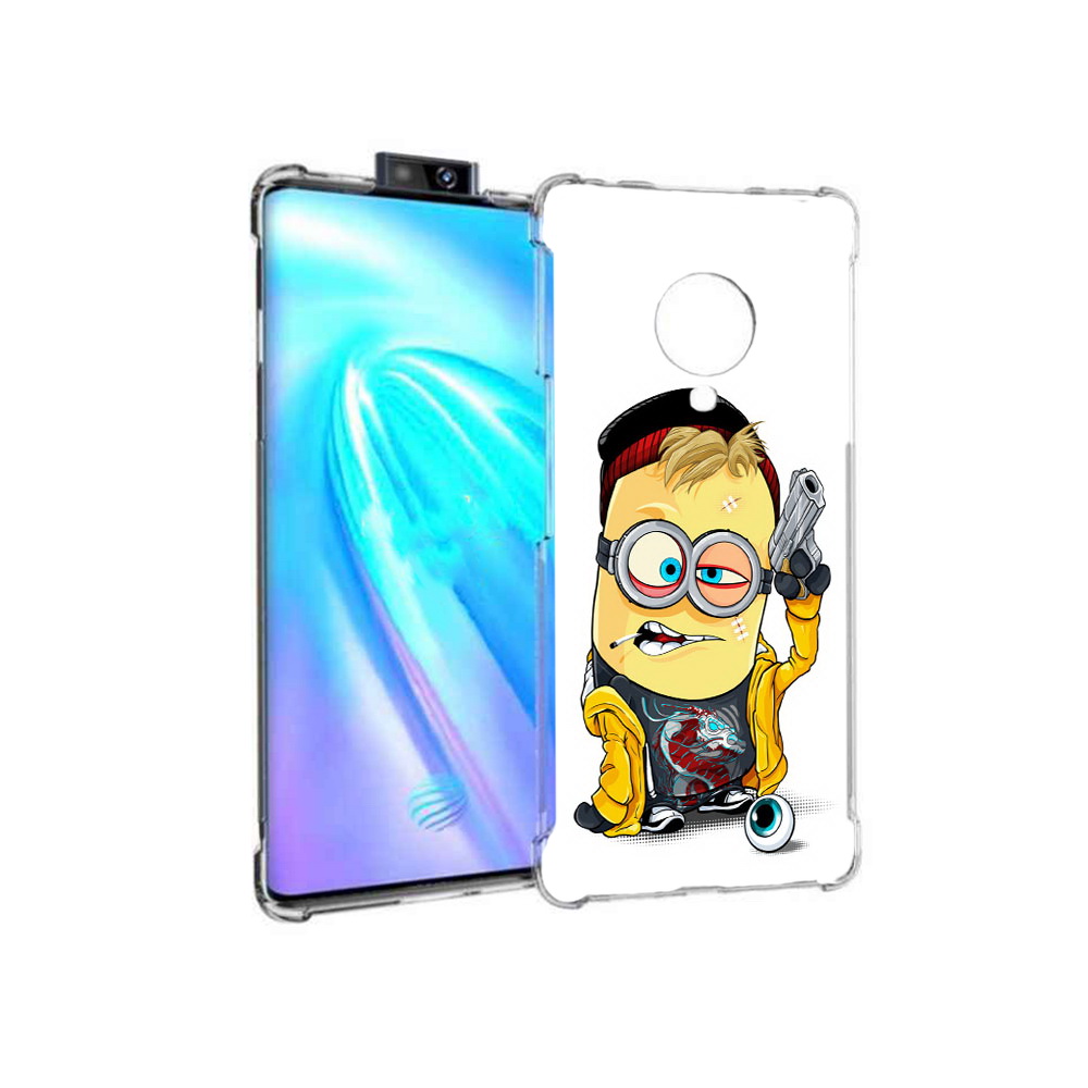 

Чехол MyPads Tocco для Vivo NEX 3 миньон бандит (PT136035.381.475), Прозрачный, Tocco