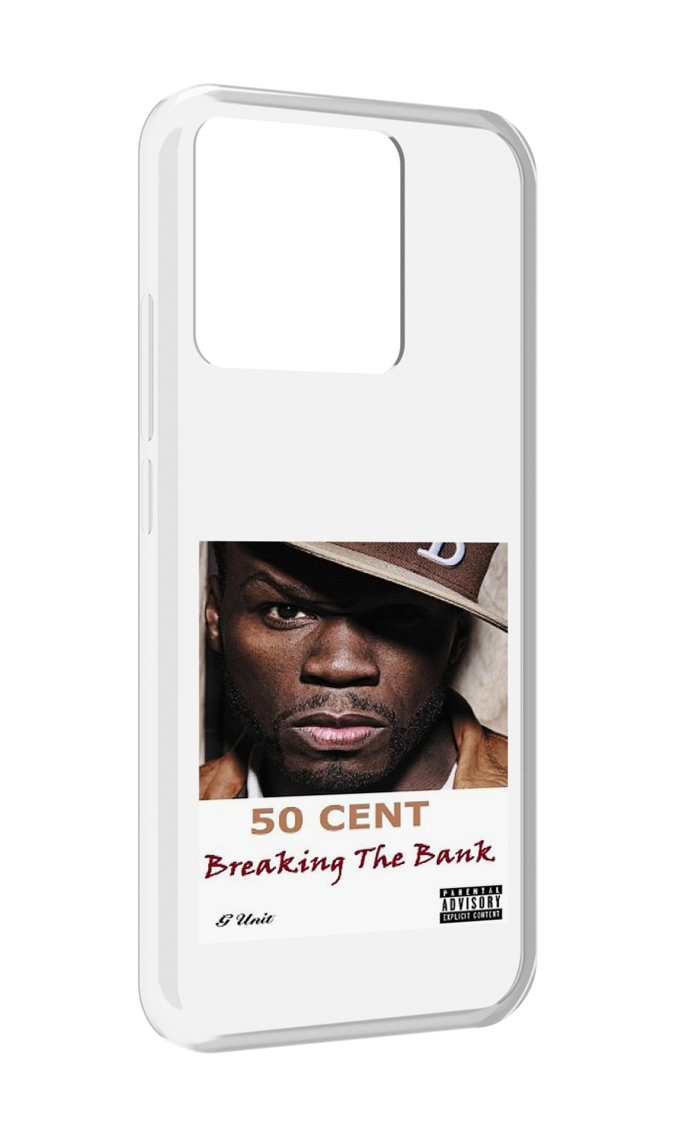 

Чехол MyPads Tocco для Xiaomi Redmi 10A 50 Cent - Breaking The Bank, Прозрачный, Tocco