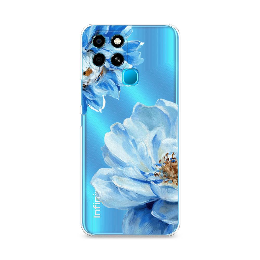 

Чехол Awog на Infinix Smart 6 "Голубые клематисы", Разноцветный, 3101050-8
