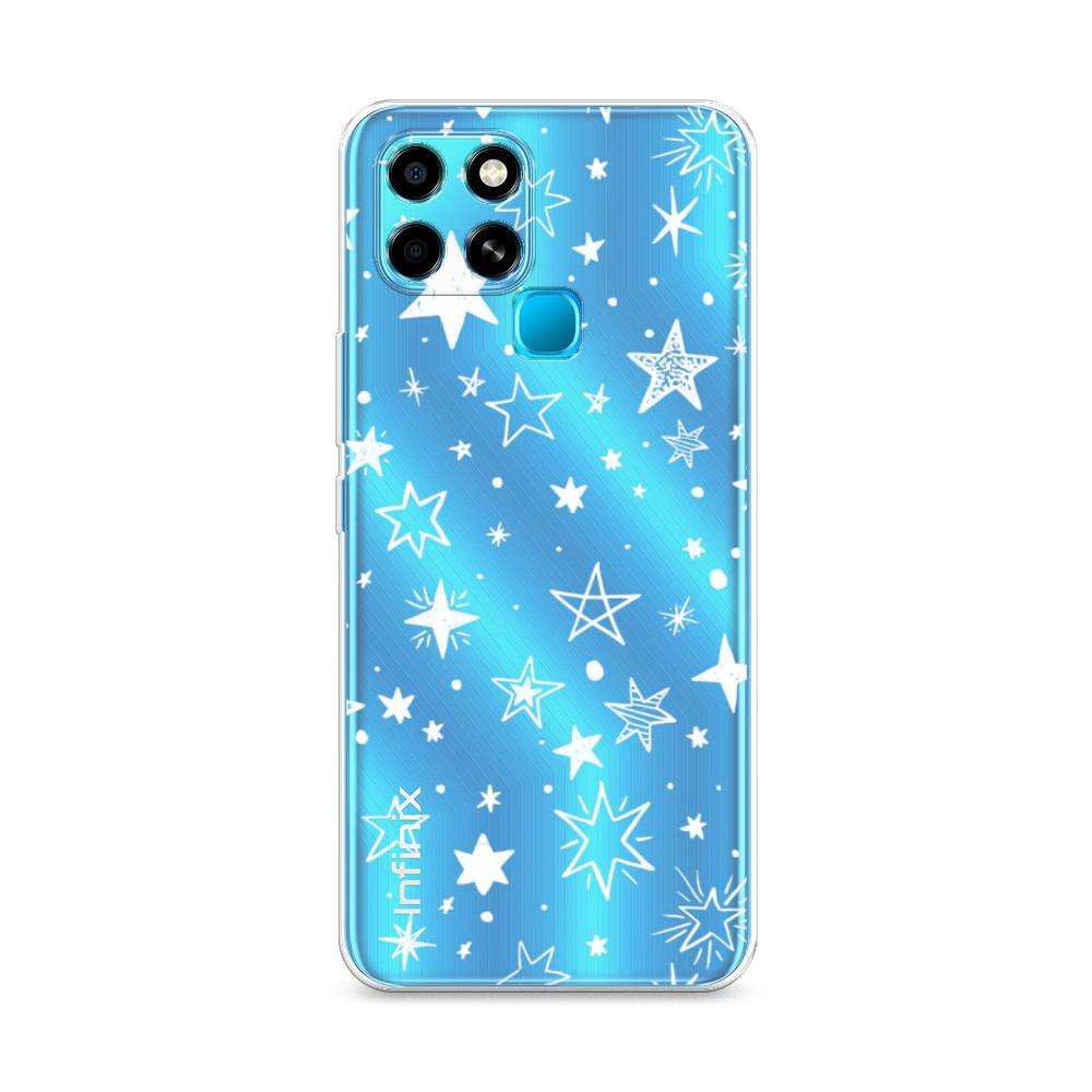 

Чехол Awog на Infinix Smart 6 "Звездочки графика белая", Разноцветный, 3101050-7