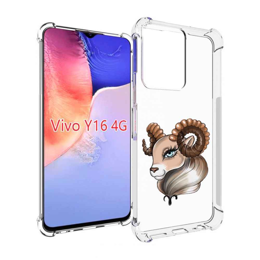 

Чехол MyPads Барашка для Vivo Y16 4G/ Vivo Y02S, Прозрачный, Tocco