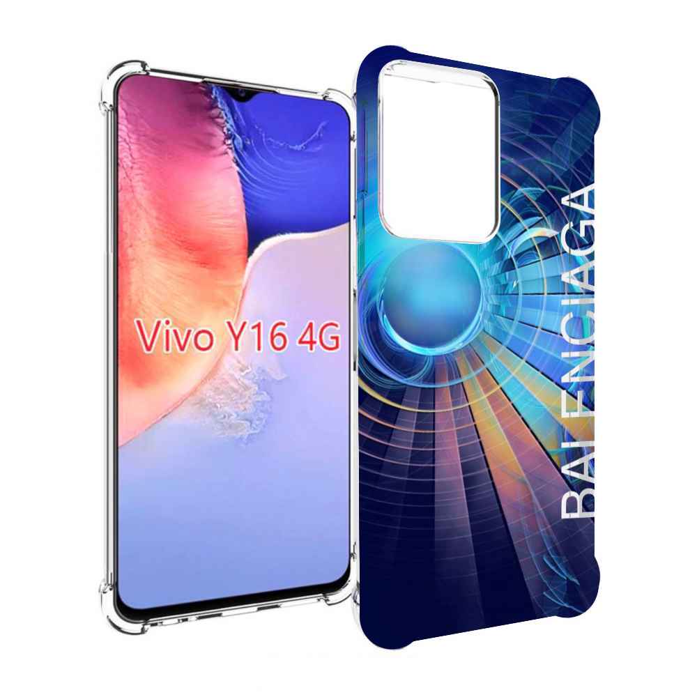 

Чехол MyPads Баленсиага-абстракция для Vivo Y16 4G/ Vivo Y02S, Прозрачный, Tocco