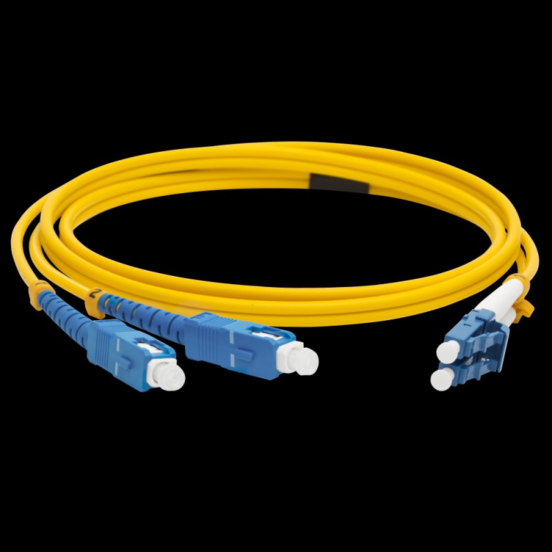 

Патч-корд Lanmaster LC-SC SC - LC 3м (LAN-2LC-2SC/SU-3.0), Желтый