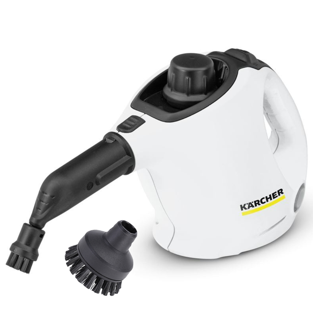 

Пароочиститель Karcher SC 1 EasyFix белый, SC 1 EasyFix+большая щетка IVAHAVI