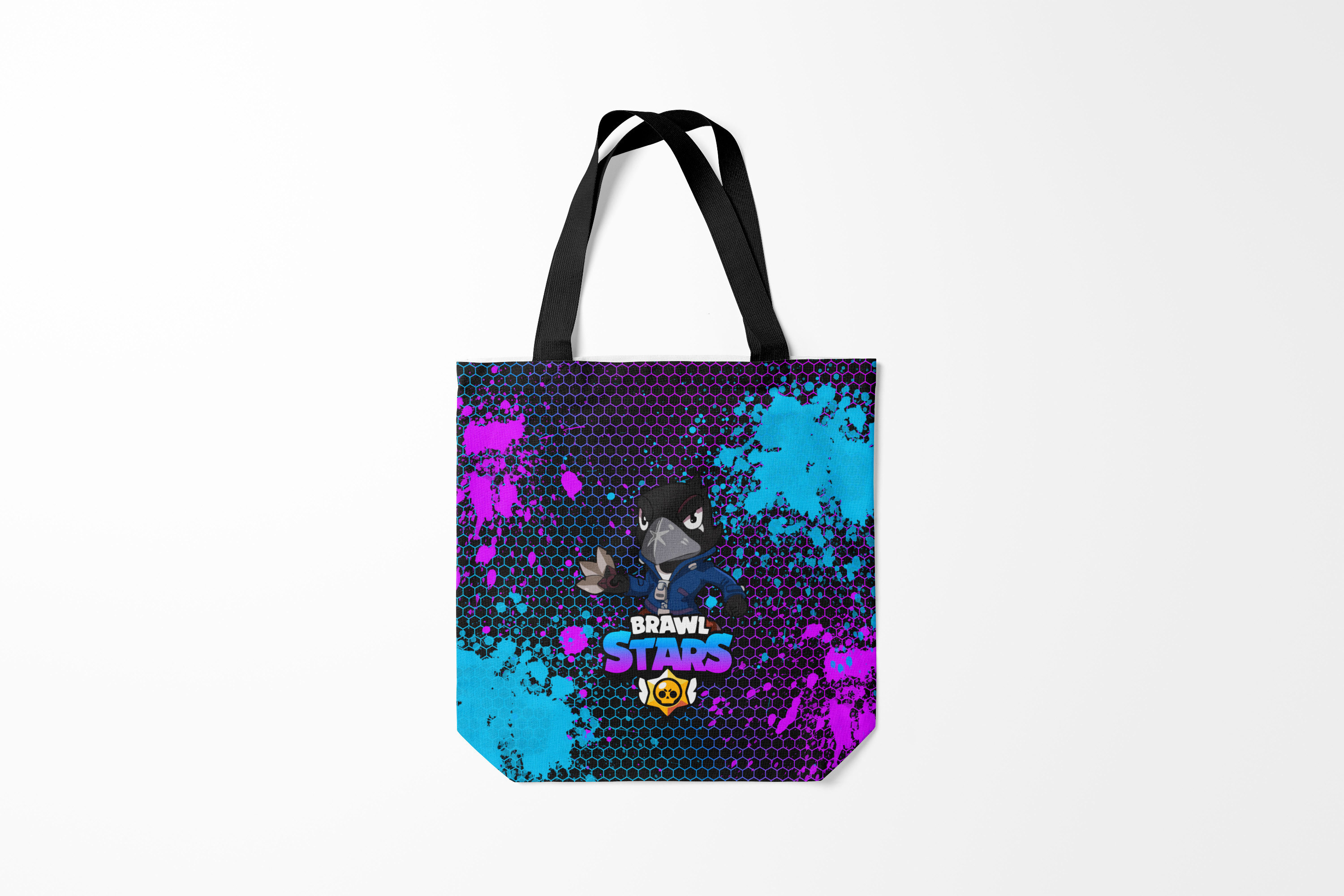 

Сумка шoппер унисекс Burnettie Brawl Stars CROW, черный, Brawl Stars CROW