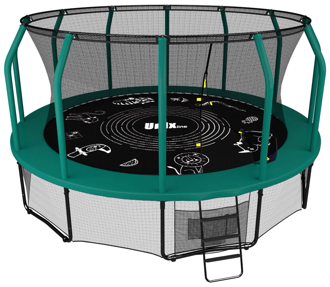 

Батут Unixline Supreme Game 12 ft (green)
