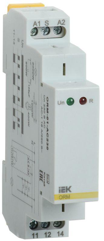 Реле импульсное ORM 1 конт. 230В AC IEK ORM-01-AC230 ( 1шт. )