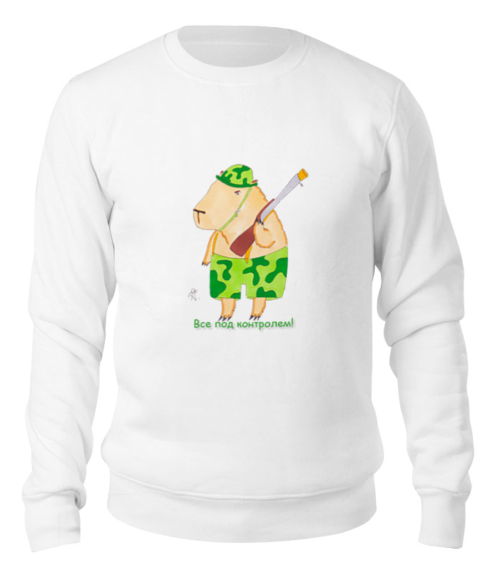 

Свитшот унисекс Printio Brand белый 2XL, Brand