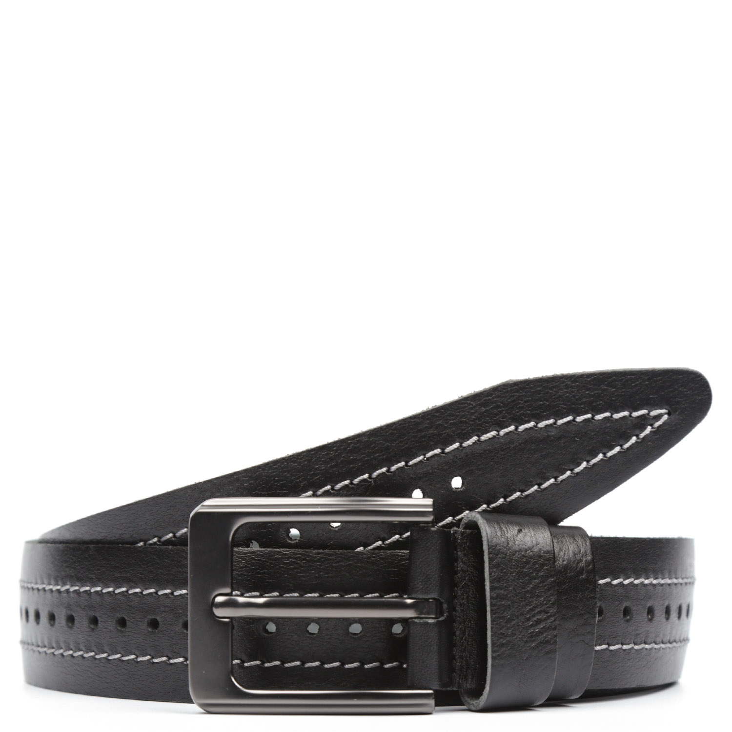 

Ремень мужской Leo Ventoni LV2135 черный, 125 см, LV2135