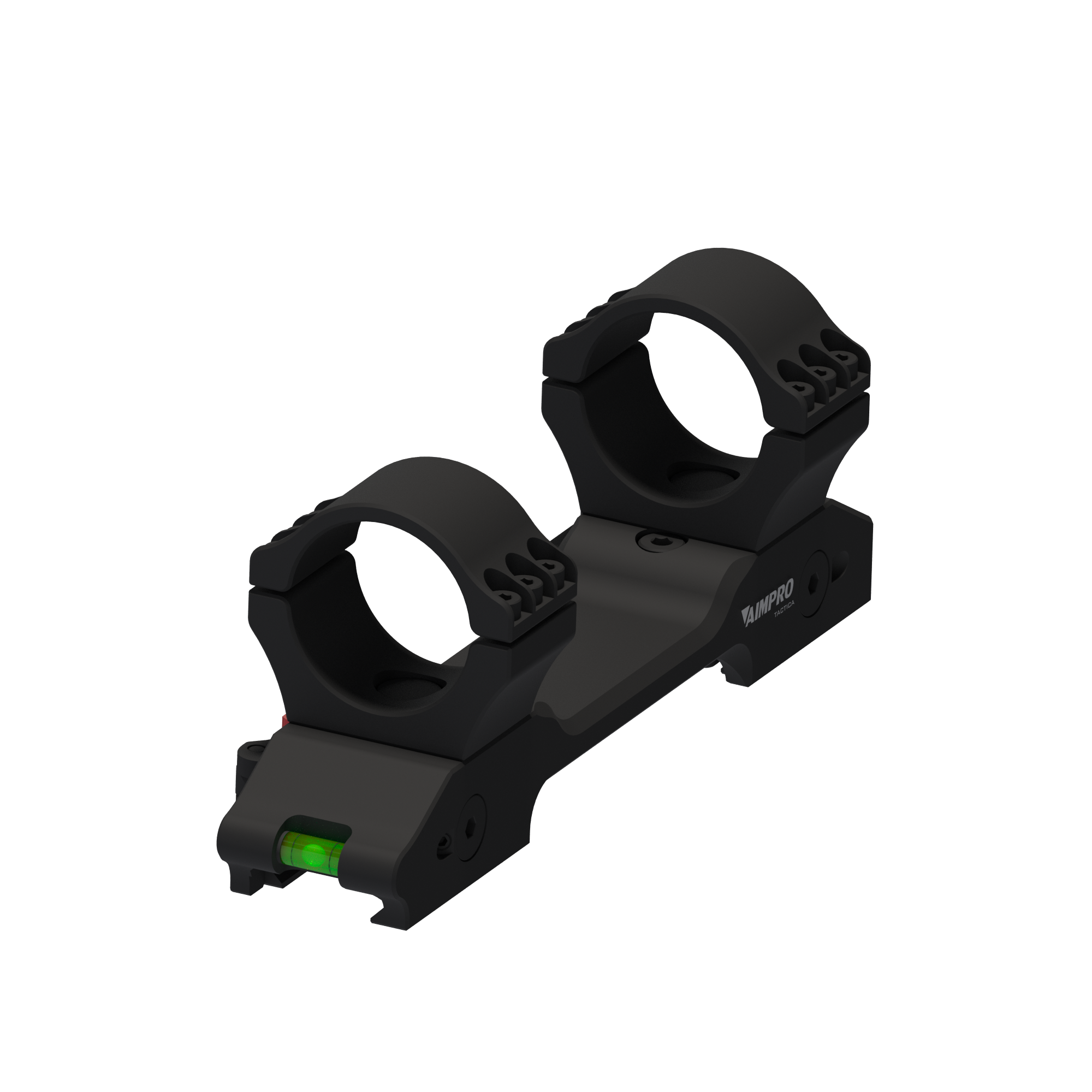 

Быстросъёмный моноблочный кронштейн Aimpro на picatinny/weaver D30мм H36мм с уровнем, 00016839