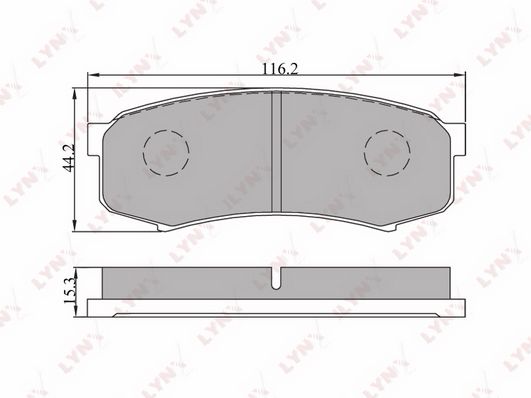 

Колодки Тормозные Задние Подходит Для Toyota Land Cruiser(J70/80/90/120)/Prado(150) 3.0D 1